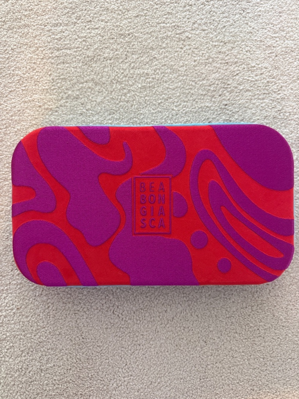 Wolf Bea Bongiasca Colorblock Hard Case  / tray- Red & Purple
